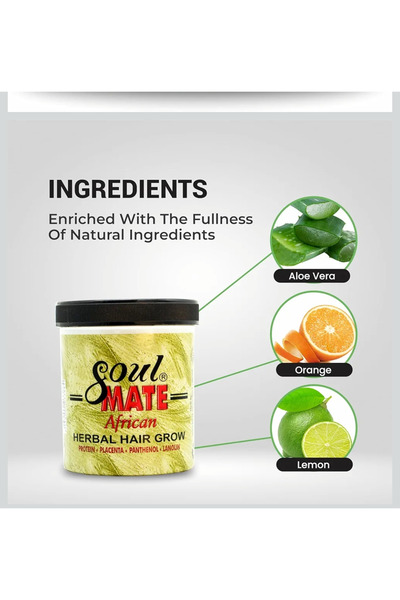 Soulmate SOUL MATES AFRICAN HERBAL HAIR GROW CREAM 80gram