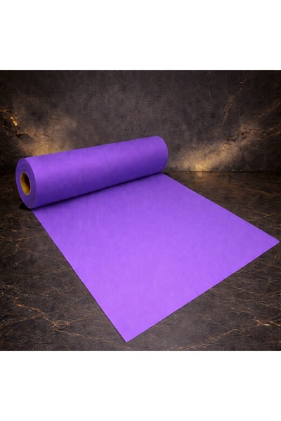 Kuzey High Quality 30 Meters Purple Tela Fabric Purple Fiber Fabric 30 Meters...