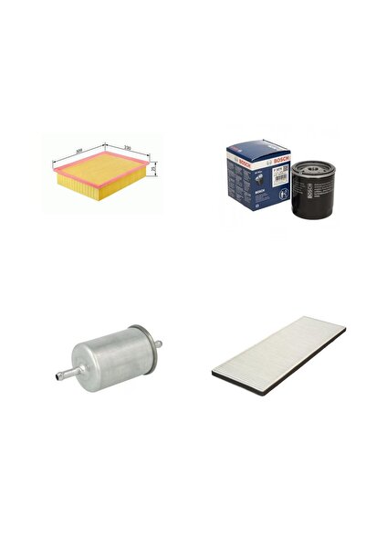 Bosch Filtre Bakım Seti Opel Astra F 1.4 1.6 Benzinli 1991-1997 Hava + Yağ F ...