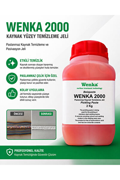 Wenka Kaynak Temizleme Jeli 2Kg