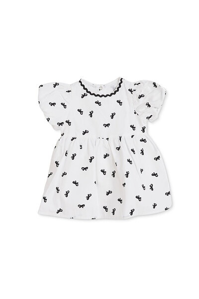 ebebek Hello Baby HelloBaby Kız Bebek Elbise Çıtçıtlı Bebe Yaka Kısa Kol