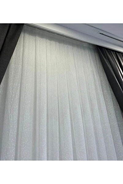 GROSTER SPOR Dot Pattern Tulle Curtain, 1/3 Dense Pleats, High Quality, Suitable for Every Room, Wrinkle-Free and No Ironing Needed, Luxurious