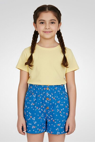 Hamleys شورت بنمط زهور للفتيات الصغيرات، متعدد الألوان