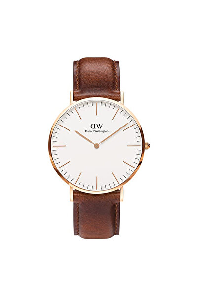 Daniel Wellington Classic St Mawes 40mm Rose Gold - Erkek Kol Saati