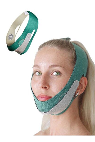 Arabest Emerald Graphene Face Slimming Strap,Reusable Double Chin Reducer,V L...