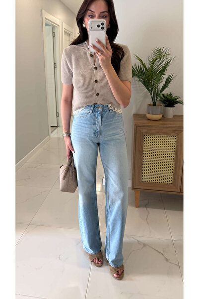 BİRCANÇİL Αξονάλιο ZR Ανοιχτό Μπλε Ίσιο Τζιν