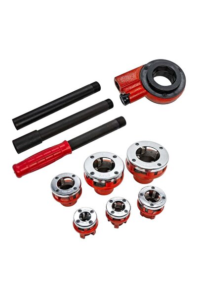 RATCHET Pafta Takımı 1/2''-2'' Plastik Çantalı Büyük