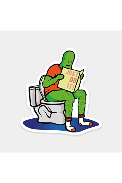 The Sticker Story. Don'T Strain Yourself, Stop Doing It! Sticker