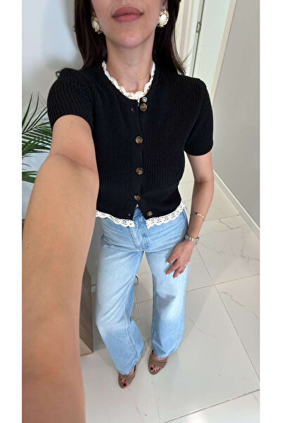 BİRCANÇİL Cardigans - Black - Fitted