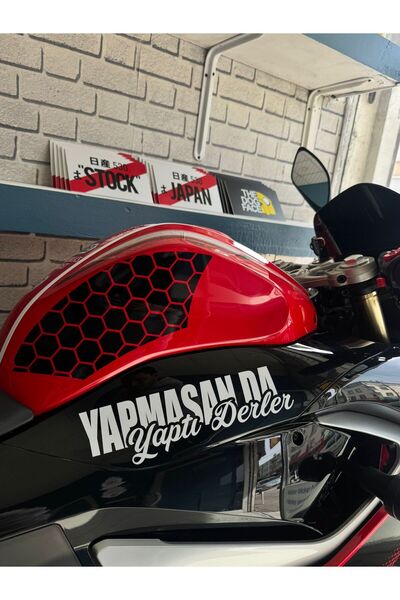 Mavera Stickers Yapmasan Da Yaptı Derler Beyaz (25x7 cm) Sticker Etiket Motor...