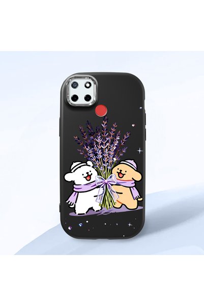 ucuc Black Silicone Case Compatible with Realme C25/C25S with Shock-Absorbing...