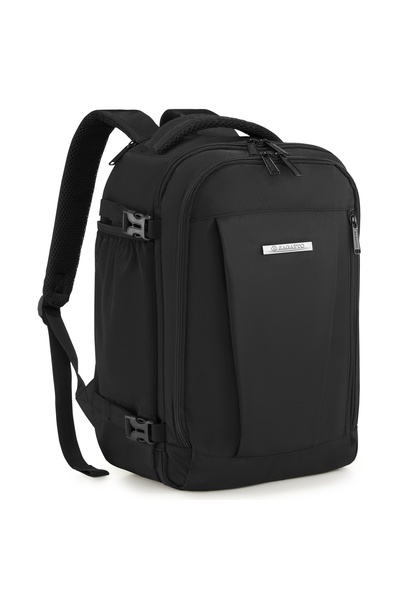 zagatto Σακίδιο πλάτης για αεροπορικά ταξίδια, μαύρο, χειραποσκευή 40×30×20 ε...