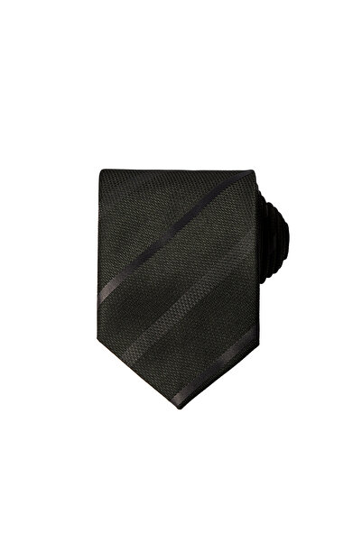 Abdullah Kiğılı Γραβάτα από μετάξι με ριγέ σχέδια και σχέδια σε στυλ ρίγες