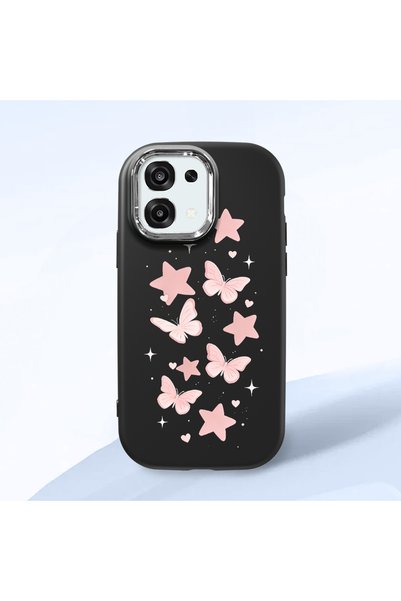 ucuc Oppo F31 Compatible Shock-Absorbing Camera Protected Black Silicone Case