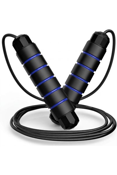REDTAG Jump Rope, Rapid Speed Jumping Rope Cable with Ball Bearings Adjustable Steel for Women, Kids