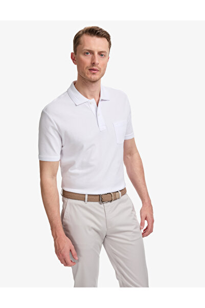 Pierre Cardin Λευκό Μπλουζάκι Βασικής Εφαρμογής 50321144-VR013