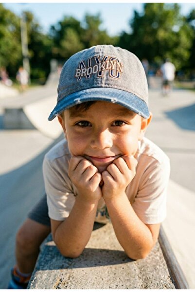 LAGRANZE Brooklyn Vintage Washed Boy's Hat |   Adjustable, Cotton Cap (Ages 7...