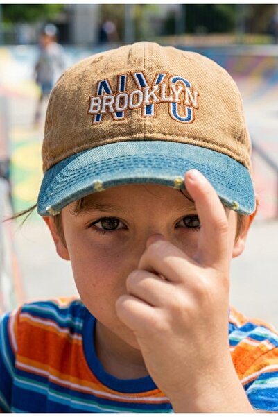LAGRANZE Brooklyn Vintage Washed Boy's Hat |   Adjustable, Cotton Cap (Ages 7...