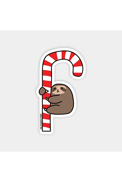 The Sticker Story. ملصق عيد الميلاد من كاندي باستون