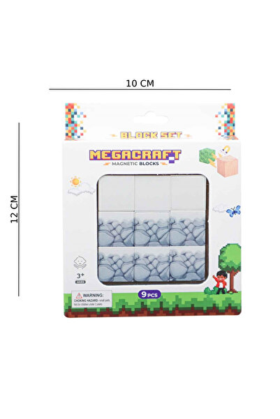 KESKİN SOUND Magnetic Blocks Snowy Ice Pattern Block