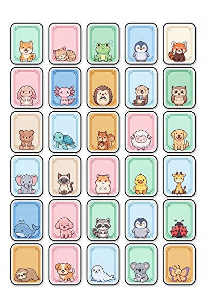 Store 30 Pieces Cute Animal Sticker Set - Laptop Phone Notebook Agenda