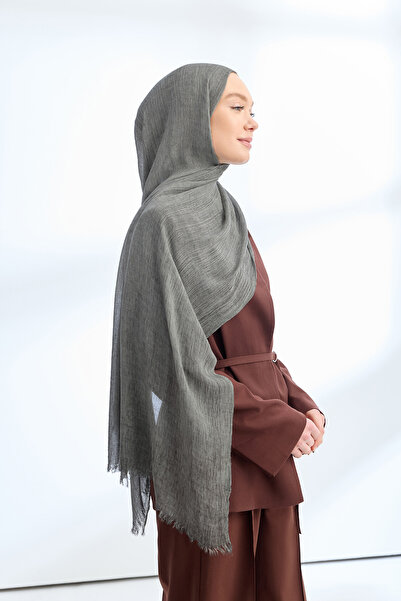 ARMANDA ΒΙΣΚΟΖΙΝΟ ΣΑΛΙΟ ORGANIC TOUCH - ΣΚΟΥΡΟ ΓΚΡΙ