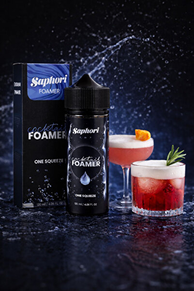 Saphori Kokteyl Köpürtücü Foam %100 Bitkisel Vegan Foamer One Squeeze 120 ML
