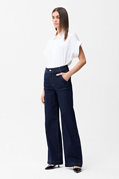 Love My Body Bol Paça Denim Pantolon