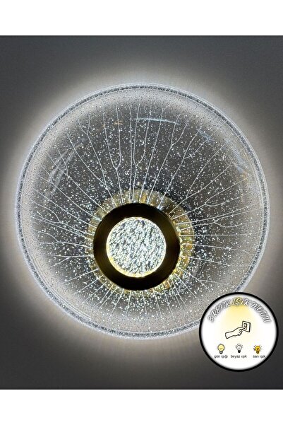 bella lighting Lüks Modern Irıs 3 Renk Led Aplik Sarı Gold Duvar Lambası Elek...