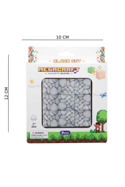 KESKİN SOUND Magnetic Blocks Gray Stone Block