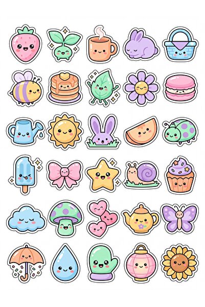 Store 30 Pieces Garden Picnic Sticker Set - Laptop Notebook Phone Agenda Suit...