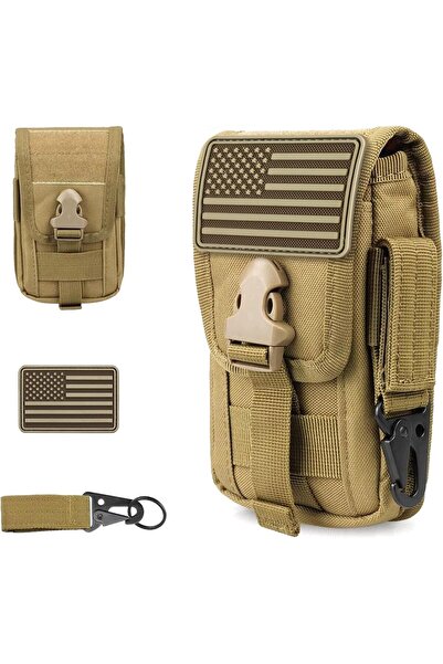 WYNEX Tactical Molle Phone Pouch, Smart Phone Holster Bag, Organizer and Card...