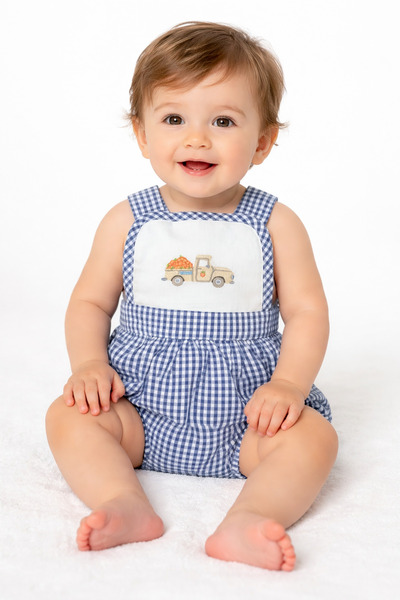 Miela Kids Peach Truck Ekose Salopet