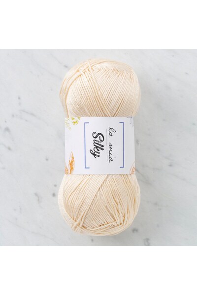 LA MİA YARNS La Mia Cool Cream pređa za ručno pletenje - L007