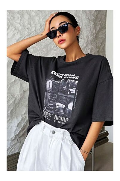 ZİYMO ΜΕΓΑΛΟ ΜΠΛΟΥΖΑΚΙ ΜΕ ΕΚΤΥΠΩΣΗ ΕΙΚΟΝΑΣ  "ΜΕΝΤΕΣΕ ΝΑ ΕΙΣΑΙ ΔΥΝΑΤΟΣ "