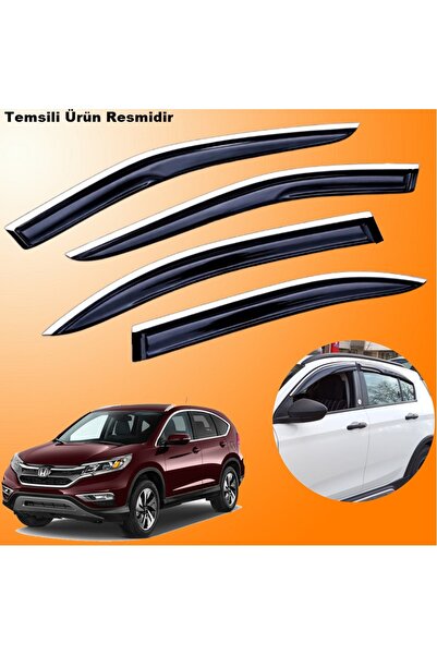 midline Honda CRV Cam Rüzgarlığı Krom ABS Nikelajlı Mügen Cam Rüzgarlığı 2013...