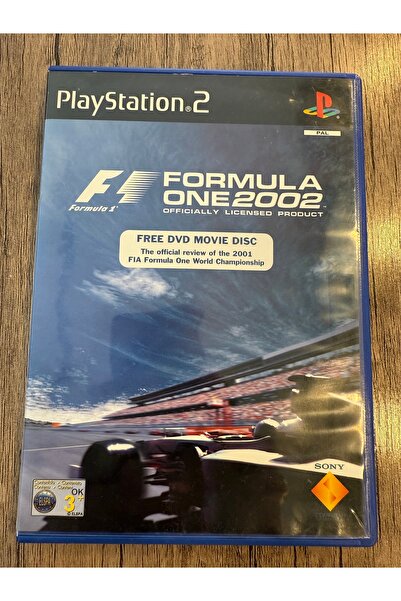 EA ps2 F1 FORMULA ONE 2002 orjinal oyun kitapçıklı 10/7 disk kondüsyonu