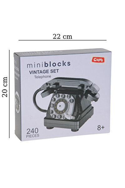 KESKİN SOUND Rotating Telephone Building Blocks 240 Pieces