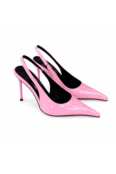carweza Σικ ροζ λουστρίνι παπούτσια με τακούνι