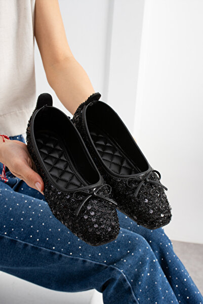 topukludünyası Γυναικείες μπαλαρίνες με φιόγκο από πούλιες