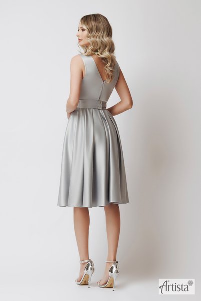 Artista Rochie elegantă midi cu strsuri in talie