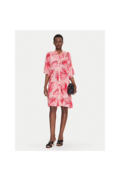 Liu Jo Beachwear Γυναικείο Φόρεμα Παραλίας Ροζ Va5125 T2961