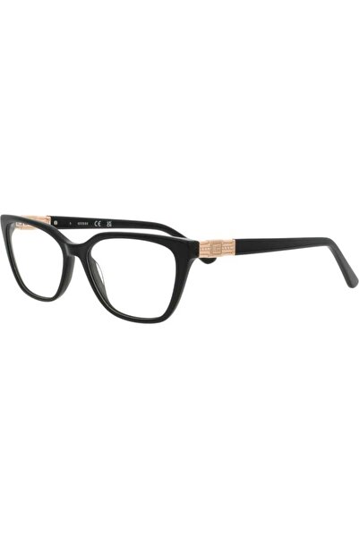 Guess Γυναικεία Σκελετός Γυαλιών GU2941-001-51, Μαύρο, Σχήμα Μάτι Γάτας, 51 χιλ.