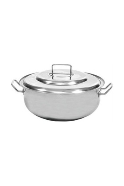 ÖZTİRYAKİLER helvahane tencere kapaklı 55*20 cm(40 litre)