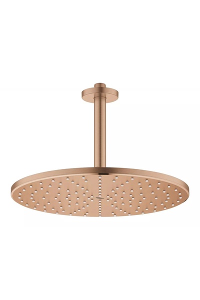 Grohe Κεφαλή ντους οροφής Rainshower 310, στρογγυλή, με 1 πίδακα, βουρτσισμέν...