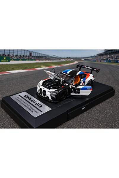 scntoys BMW M4 Gt3 Diecast Model Araba Açılan Kapılar 1:26 Ölçek BMW Spor Mod...