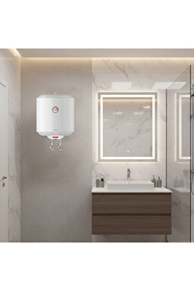 Saudi Ceramics سخان مياه عمودي سعة 50 لتر من سيروسا مع ضمان 5 سنوات ERP CR F 220-240V1200W