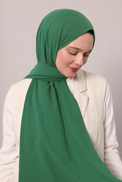 Levidor Medina Silk Shawl - Grass Green