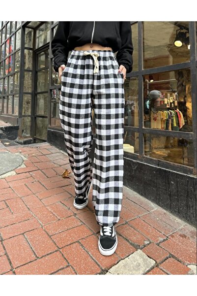 EDVESS Φούτερ με καρό σχέδιο και κορδόνια