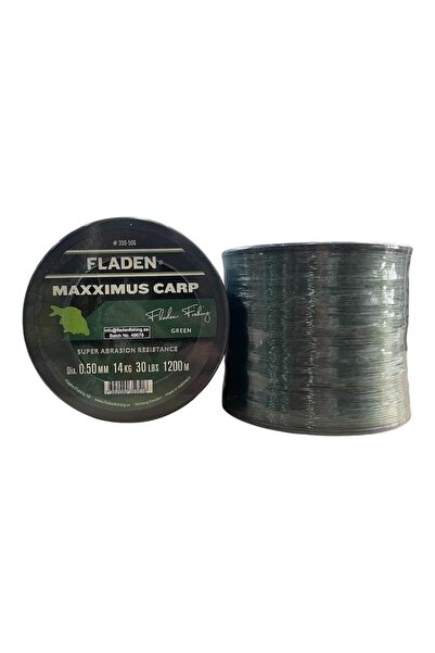 FLADEN Maxximus Carp 1200 mt 0.50mm Bobin Misina Yeşil